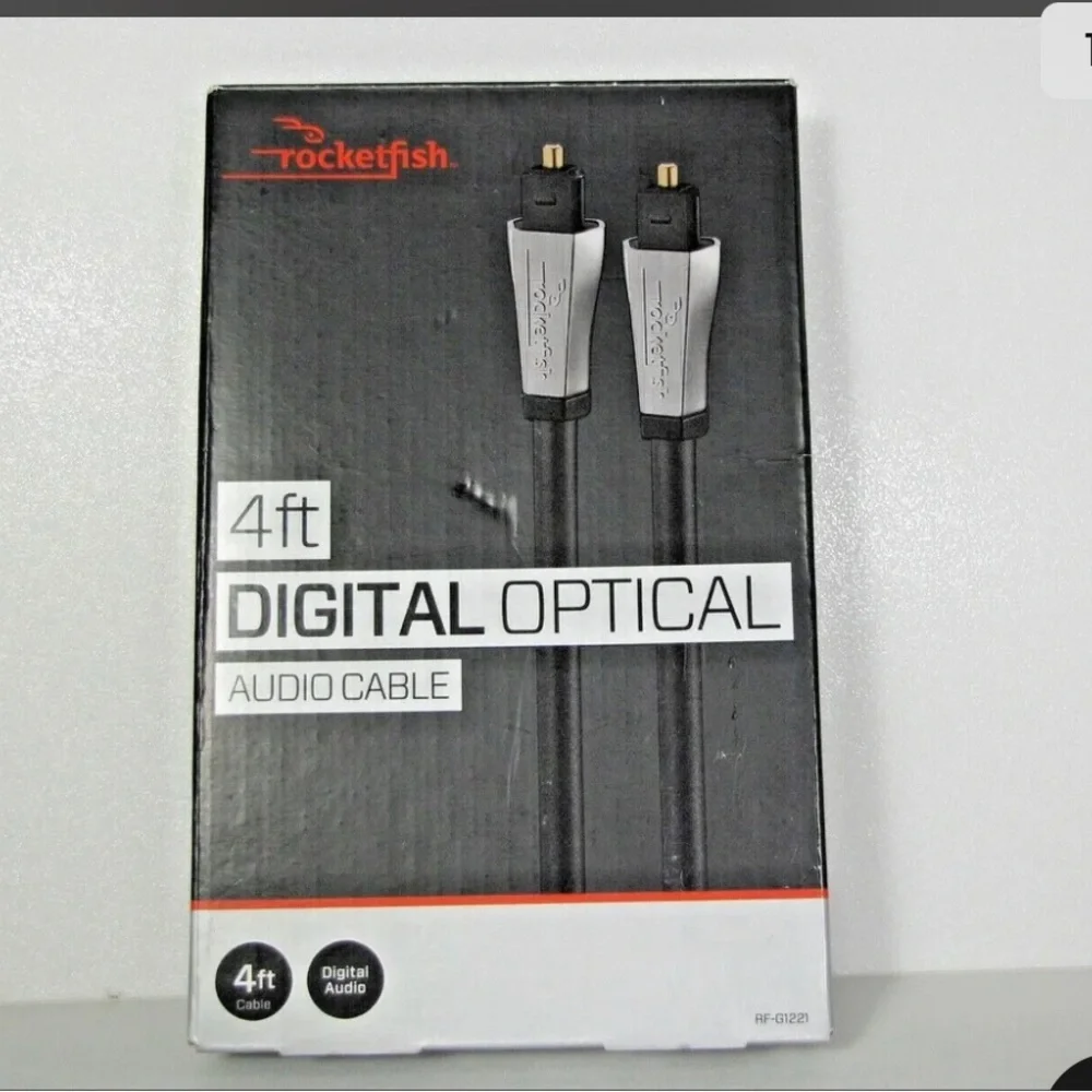 Rocketfish 4 ft Digital Optical Audio Cable. RF-G1221 - Picture 2 of 2